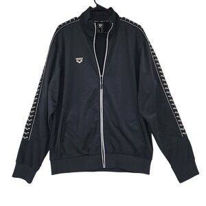 Arena Team Line Throttle Track Jacket XL Black Full Zip Mens Athletic Sportswear